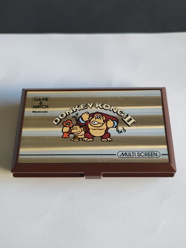 CONSOLA GAME&WATCH DONKEY KONG II NINTENDO MULTI SCREEN JR-55 LEER DESCRIPCIÓN - Foto 4 di 14