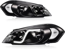 PIT66 LED DRL Headlight, Compatible with 2006-2013 Chevy Impala /2014-2016 Impal