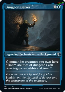 Foil Dungeon Delver (Foil Etched) - 483 - NM - Commander Legends: Battle for ...