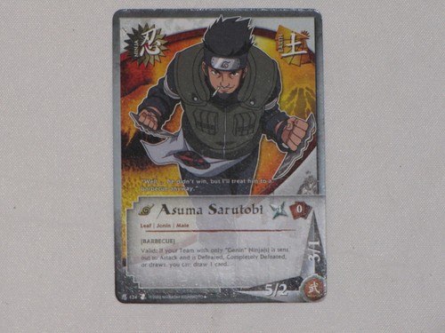 Naruto Asuma Sarutobi N-124 Collectible Card Game Uncommon Unlimited Edition - Picture 21 of 24