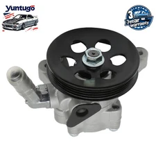 Power Steering Pump w/ Pulley For Honda Accord 3.0L 98-02 Odyssey 3.5L 99-04