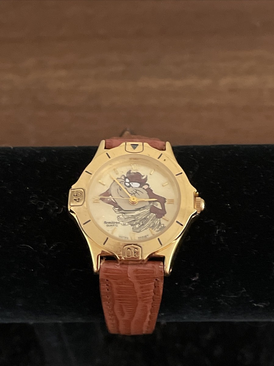 Armitron 1995 Warner Bros Tasmanian Devil Watch Taz Gold  display picture 3