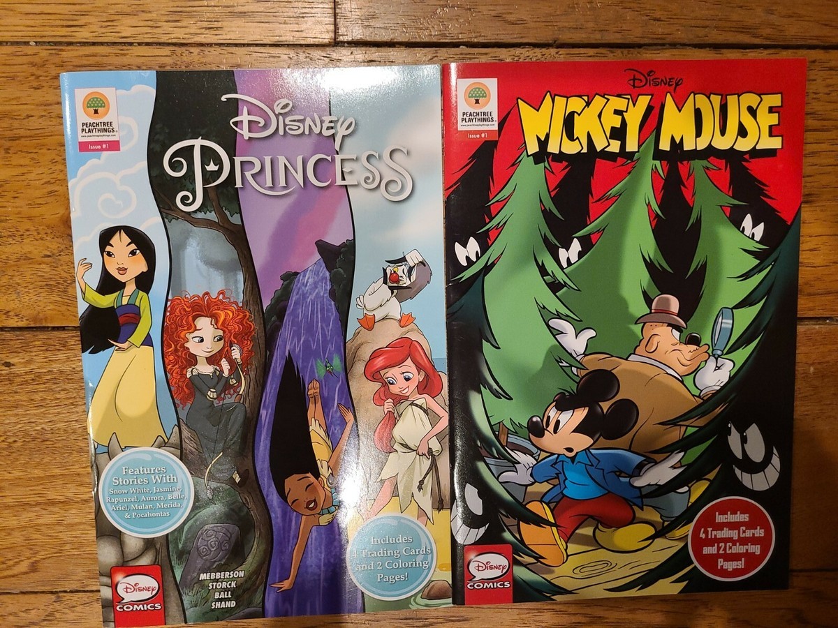 Disney Comics Set Of 2, Issue #1 Princess and Mickey Mouse  display picture 1