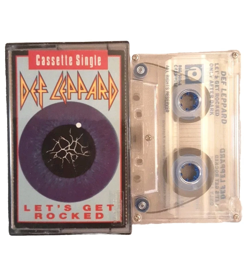 Def Leppard Let's Get Rocked Cassette Tape Single 1992 Bludgeon Riffola Tested - Image 2 of 4
