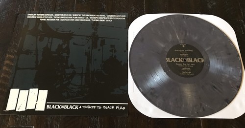 BLACK ON BLACK Flag Tribute LP Vinyl-Coalesce The Dillinger Escape Plan Converge - Picture 2 of 6