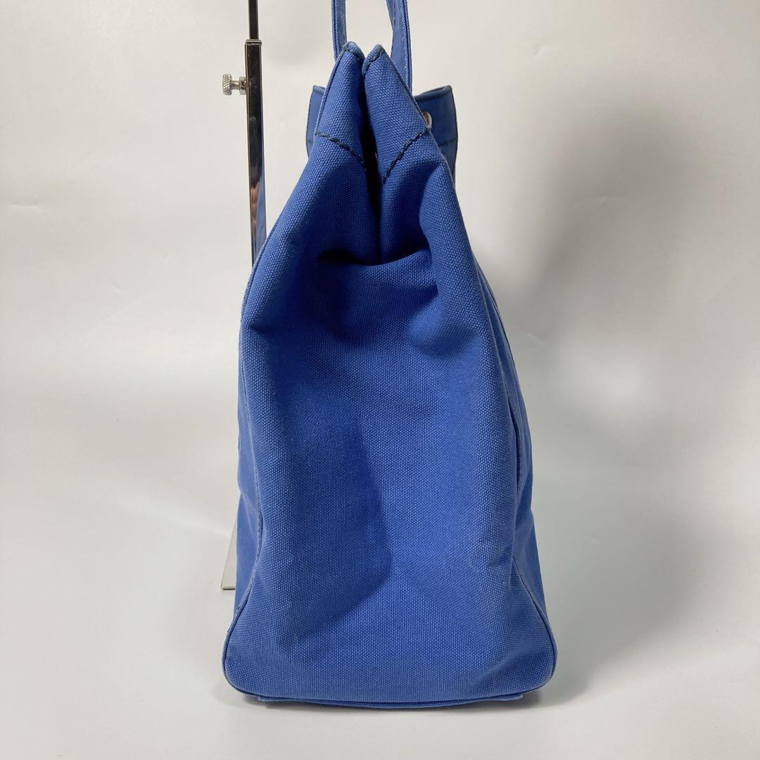 D&G Dolce & Gabbana Canvas Tote Bag Blue Women's From Japan