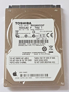 500 GB SATA Toshiba MK5065GSXF 5400rpm 8MB HDD 2,5" interne Festplatte
