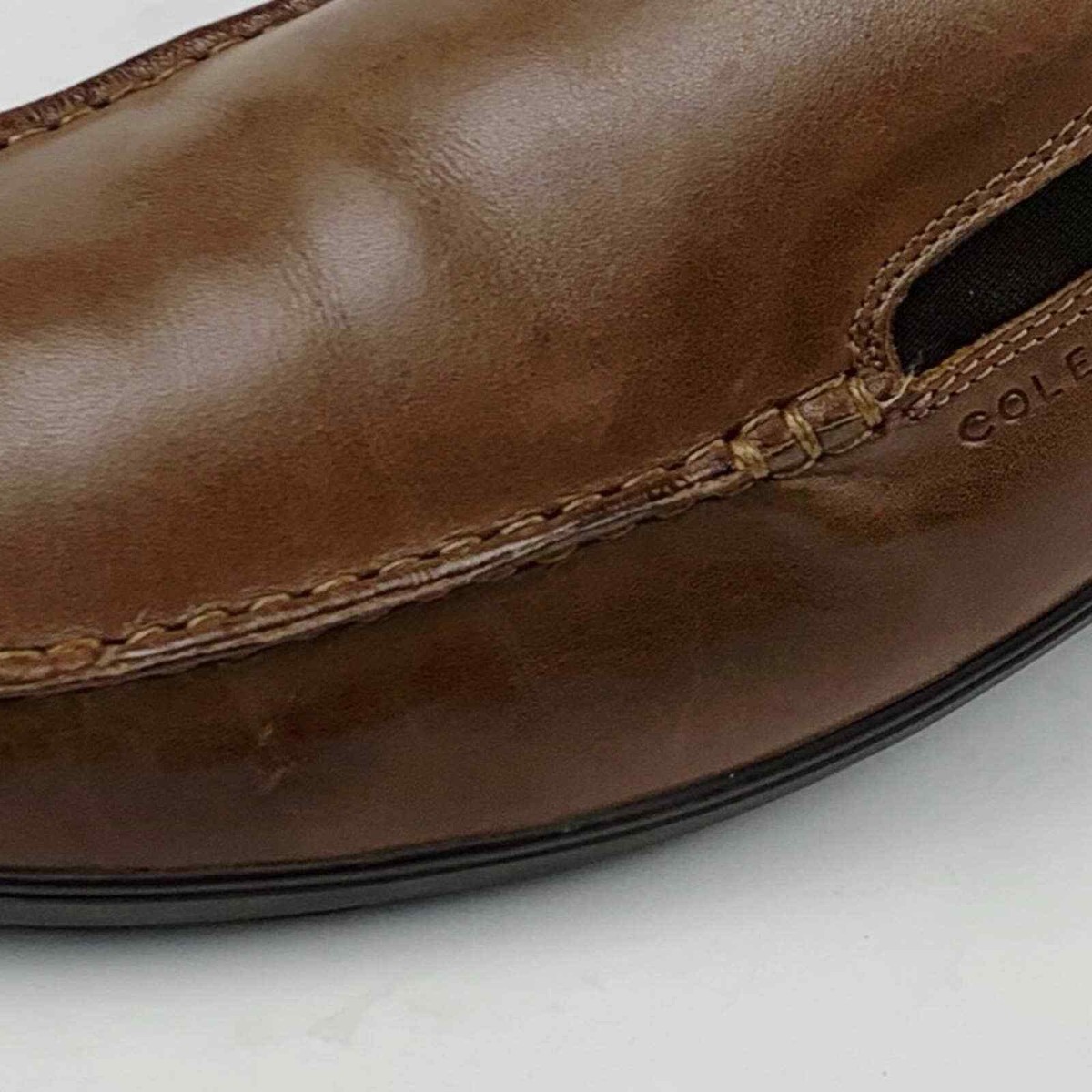 Cole Haan Slip On Loafer Brown Leather Cushioned Comfort Men\'s Size 12 Casual Men main image 3
