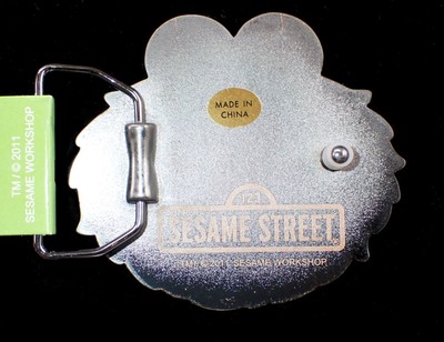 Elmo Sesame Street Workshop belt buckle metal NWT Used 3 main image 2