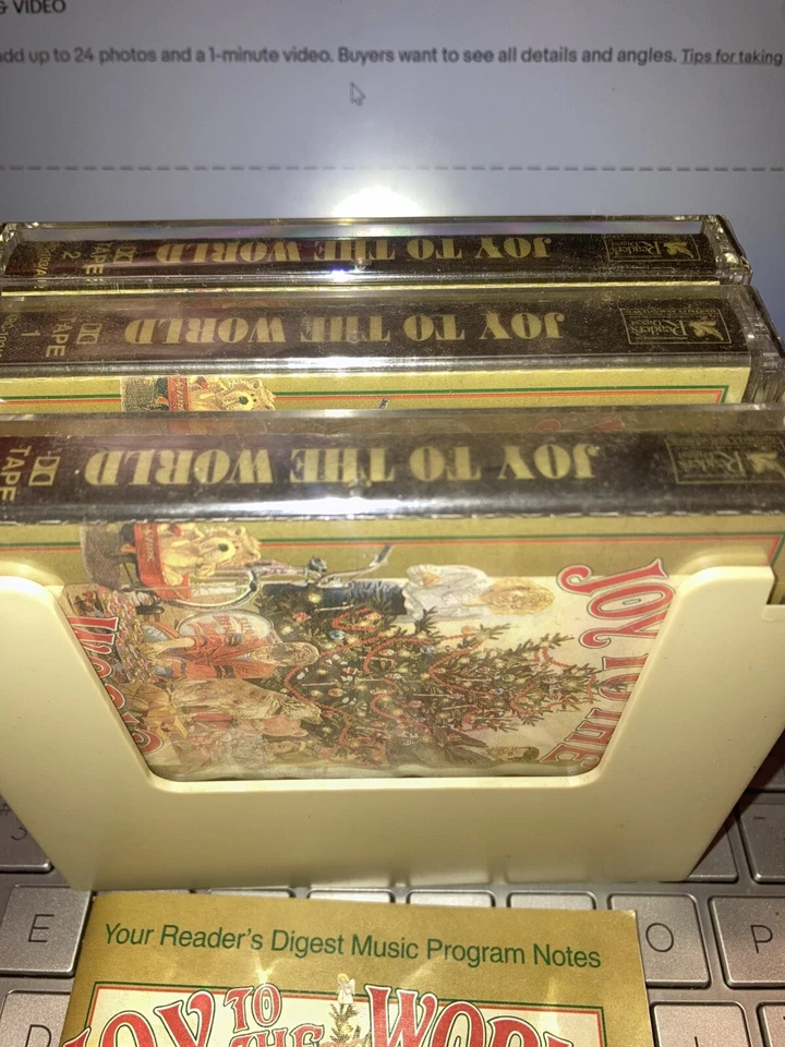 Reader's Digest Joy to the World Cassette Tape Set W/Case Artwork (Cassette) NEW - Image 4 of 4