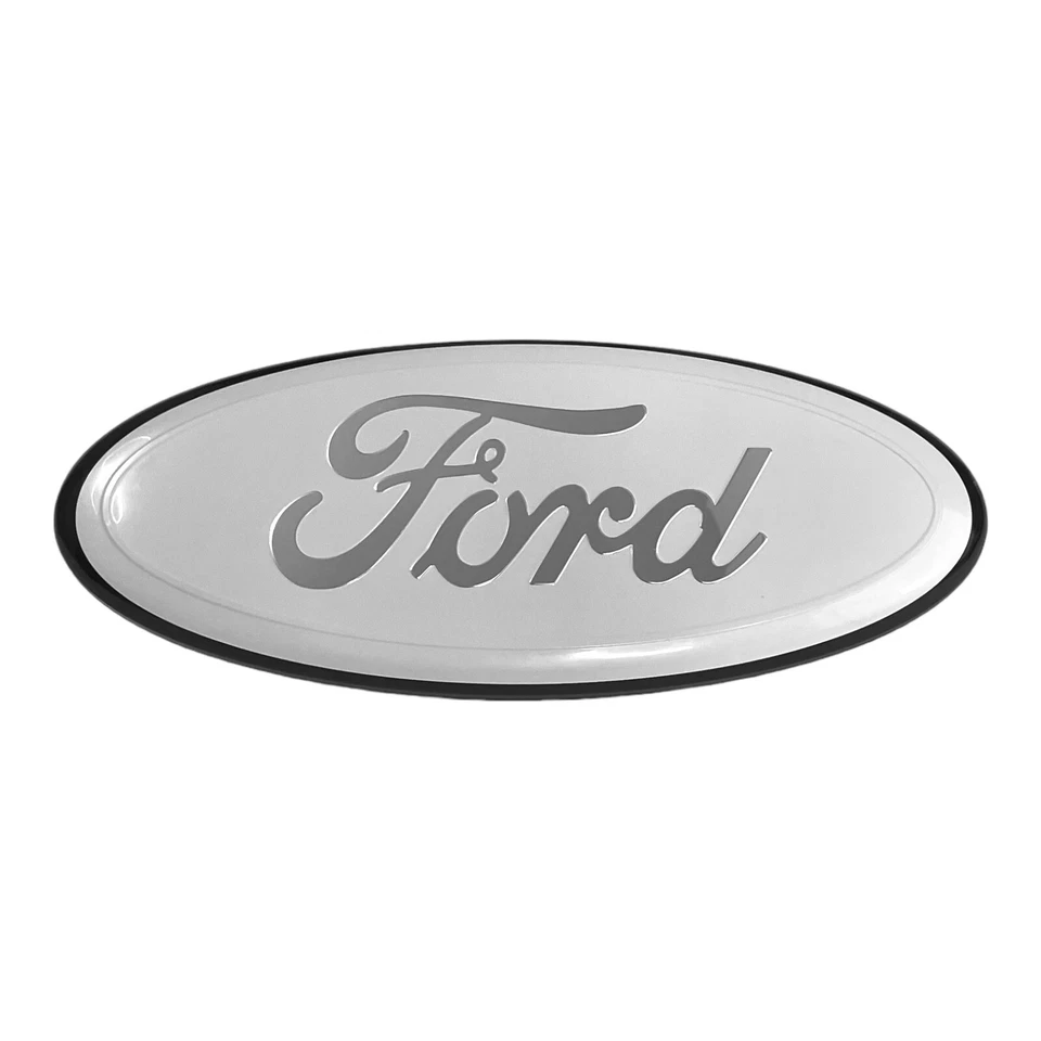Ford Truck BLANCO emblema 9' insignia parrilla puerta trasera delantera Expedition Explorer Ranger Foto 4 de 4
