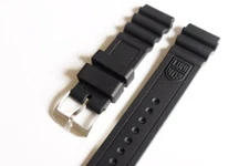 Luminox Black Rubber Original Watch Band Strap IRB 22mm 3000 3900 8400 8000 F117