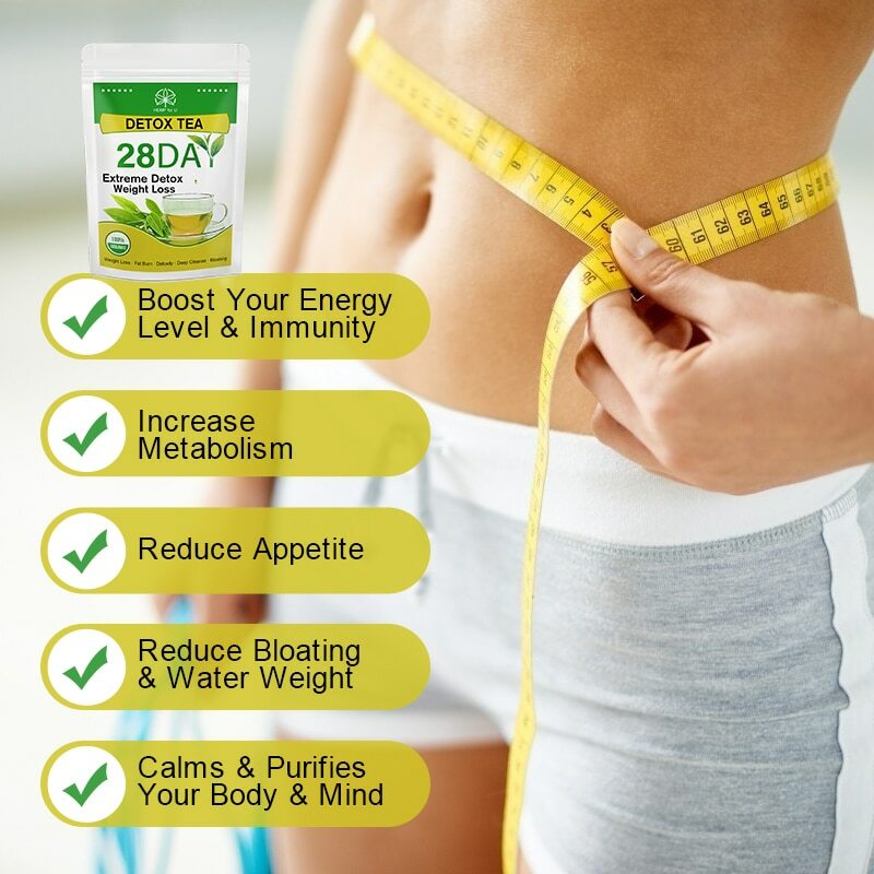 TEA DETOX EXTREME WEIGHT LOSS DETOX 28 DAY DETOX FAT BURNING SLIMMING