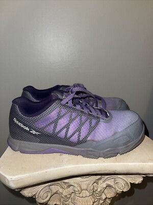 Reebok Speed TR Composite Toe Sneakers, Purple/Grey, Women's Shoes 