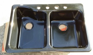 Americast American Standard Porcelain Cast Iron Kitchen Sink Drop In Image Is Loading Americast American Standard Porcelain Cast Iron Kitchen Sink