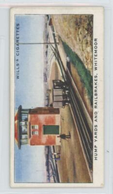 1938 Wills's Cigarettes Tobacco Card Hump Yards and Railbrakes Railway  Equipment