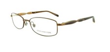 Jones New York Eyeglasses J470 Brown, Size 52-17-135
