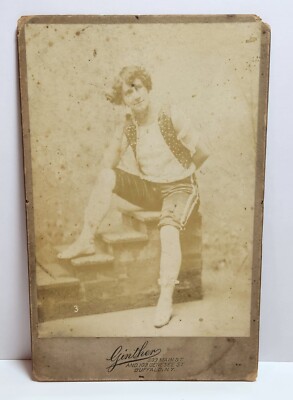 Chauncey Olcott, stage actor, singer; cabinet card photo c. 1890s