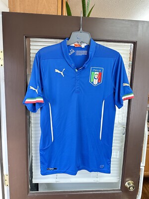 Authentic PUMA Italy 2014-2015 Home Football Soccer Jersey Kit