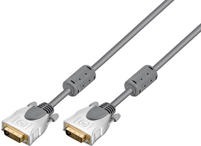 1,5m DVI D Kabel Dual Link / 2x DVI-D (24+1) Stecker home theater
