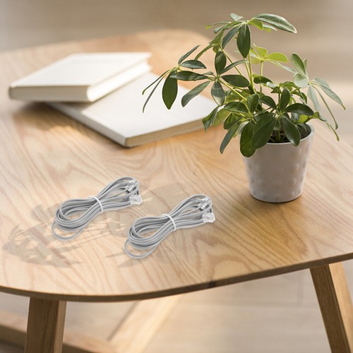 10 Pcs Telephone Connection Cable Electronics Communications Coil Cord