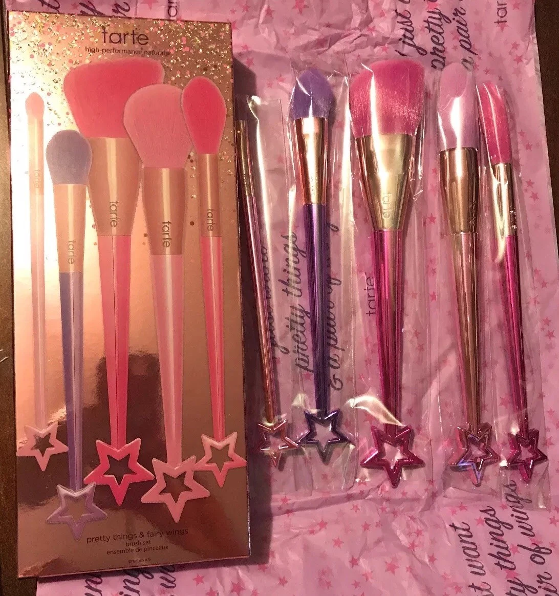 TARTE Pretty Things & Fairy Wings Brush Set New