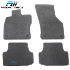 Fits 15-23 Volkswagen GTI/Golf  Gray Nylon Floor Mats Front Back Custom Carpets