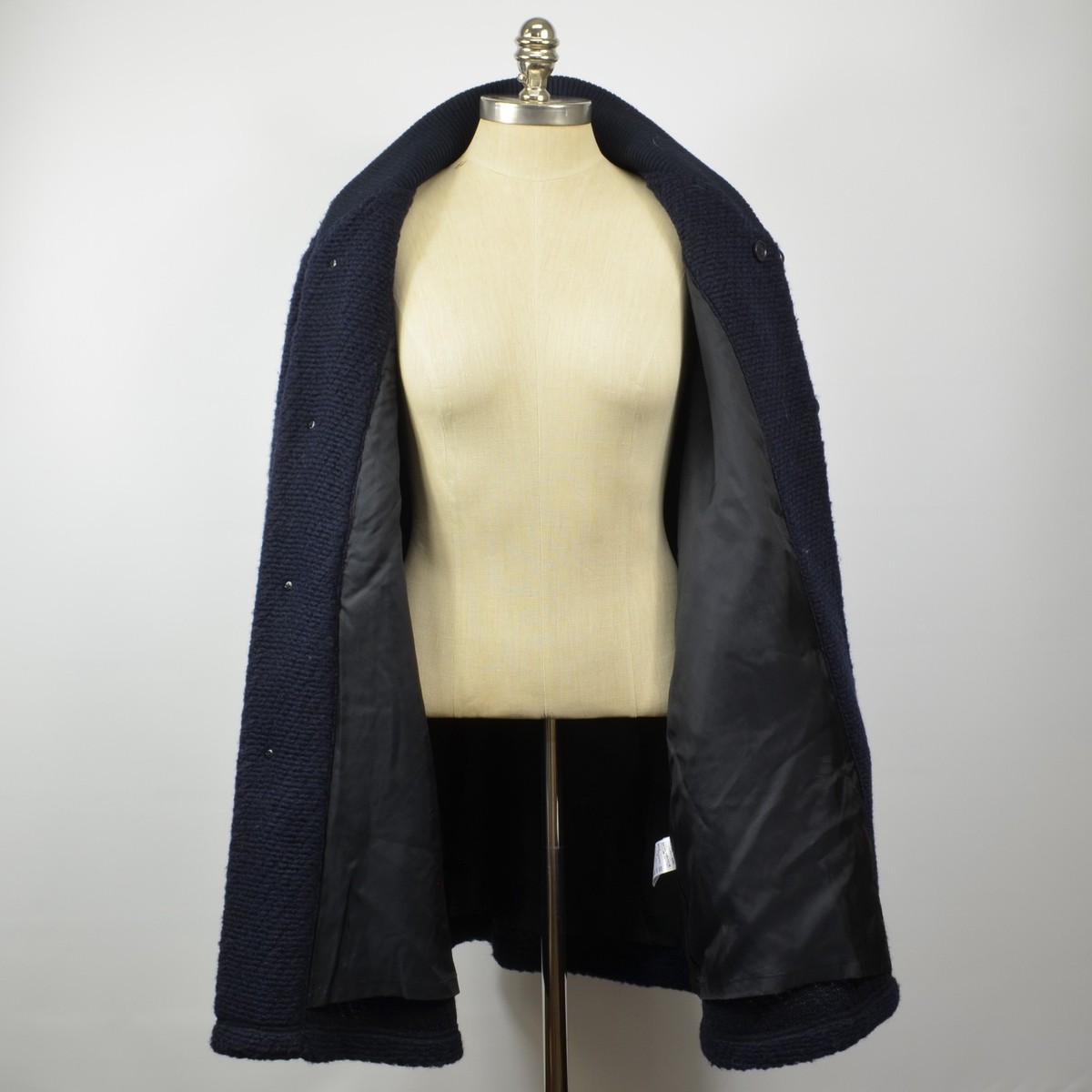 ZUCCA Classic Jersey Wool Knit Sweater Jacket Blue ZU53JA431 ZUCCA Classic Jersey Wool Knit Sweater Jacket Blue ZU53JA431