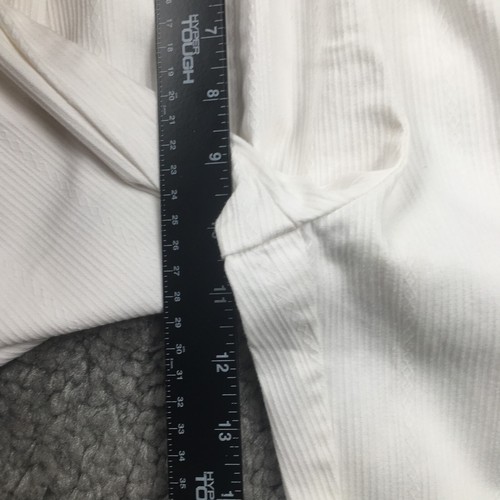 3 Denim & Co Women Pants & Short Set Sz S White High Rise Drawstring Stretch NWT - 第 11/24 張圖片