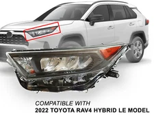 For LED Head Lamp 2022 22 Toyota RAV4 Hybrid LE Model Driver Left Side TO2502312