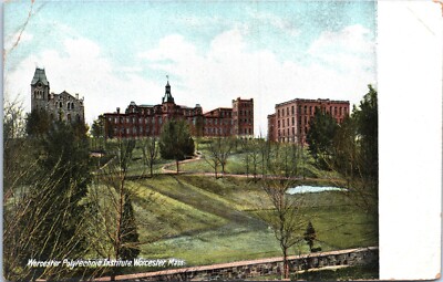 Postcard Worcester Massachusetts - Worcester Polytechnic Institute - c1901-07