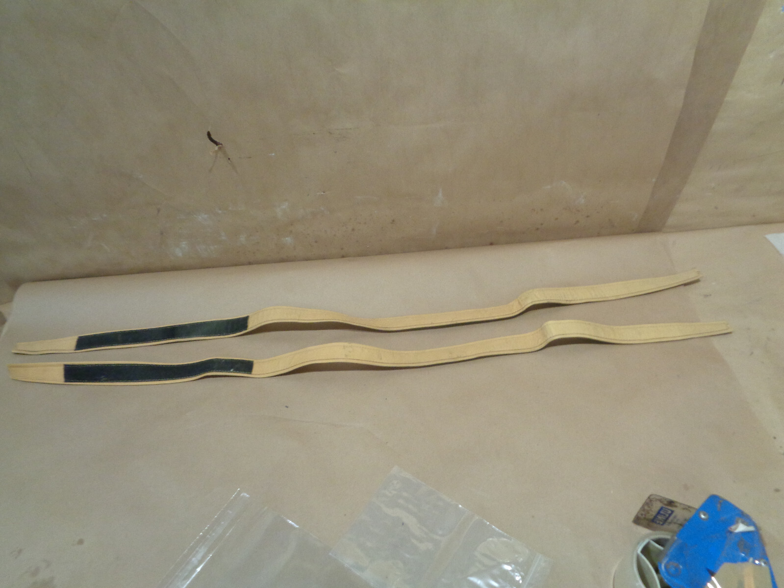 Ferrari Testarossa - Luggage Belt Fixing- Set Of Two- Beige - P/N 61518000