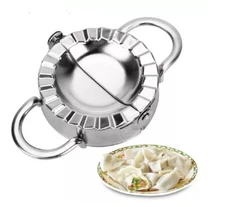 Stainless Steel Dumpling Maker – Ravioli Wonton Press Mold Tool for Easy Sealing