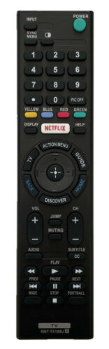 New Universal Replace Remote Control RMT-TX100U for Sony Bra via TV - Picture 2 of 2