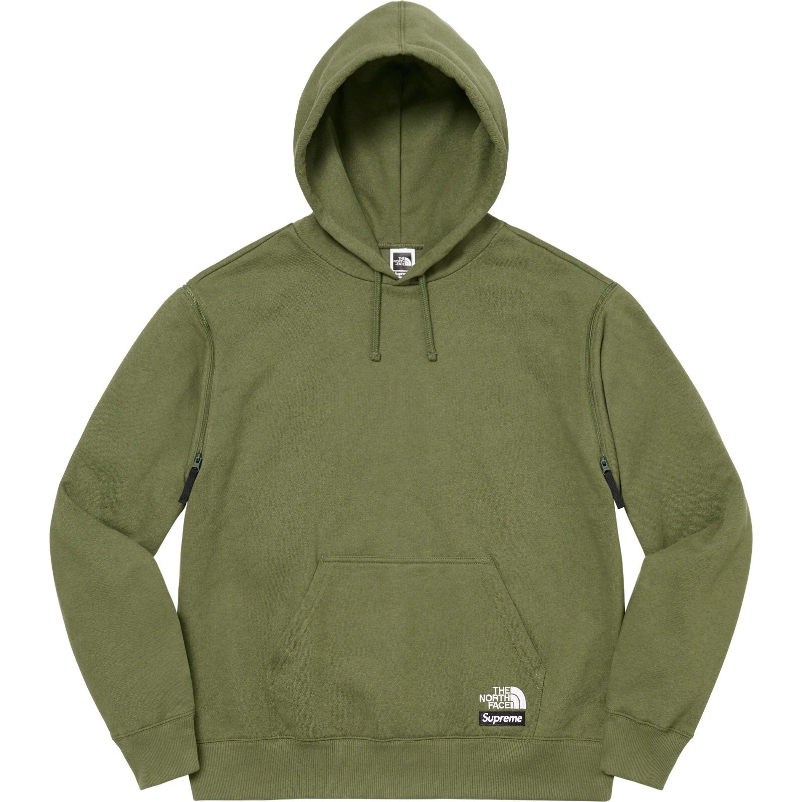 Sweat à capuche convertible Supreme x The North Face Olive '23 taille S NEUF