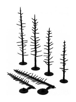 Woodland Scenics 1125 Pine Tree Armatures 4'' - 6'' 44 pcs Forest Scenery