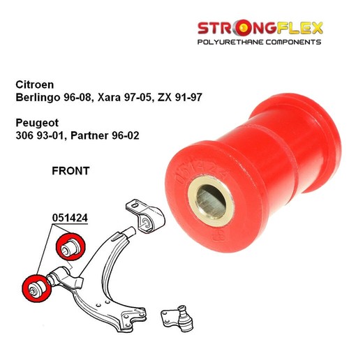 2x FEBI BILSTEIN SILENT BLOCK BRACCIO OSCILLANTE POSTERIORE POST PER