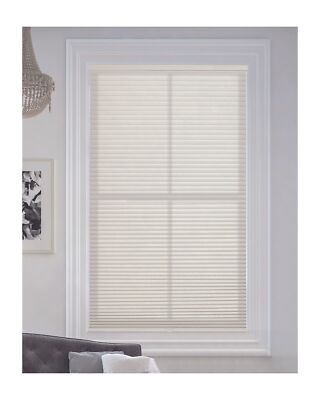 BlindsAvenue Cordless Light Filtering Cellular Shade, White Dove - 48/72'' H
