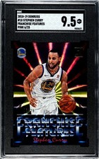 Stephen Curry 2018 Donruss Franchise Features Yellow Laser #10 Warriors /25 9.5