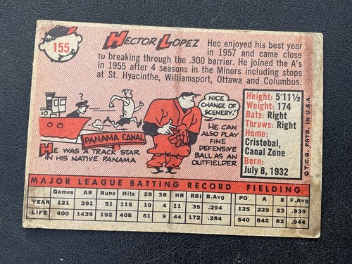1958 TOPPS BASEBALL CARDS 140-259 PICK CARDS YOU WANT - Picture 55 of 403