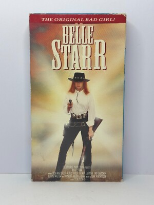 VG Belle Starr (1994) VHS Authentic US Rawhide Video Release