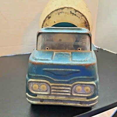 Vintage Blue Structo Ready Mix Concrete Mixer Cement Truck | eBay