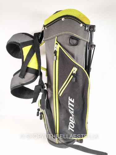 Top-Flite Junior Golf Club Set RH Black/Yellow 5 clubs w/ Stand Bag 6-10 Years - 第 11/13 張圖片