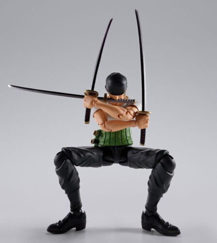 EN STOCK Tamashii Bandai S.H.Figuarts SHF Roronoa Zoro Romance Dawn - Imagen 7 de 11