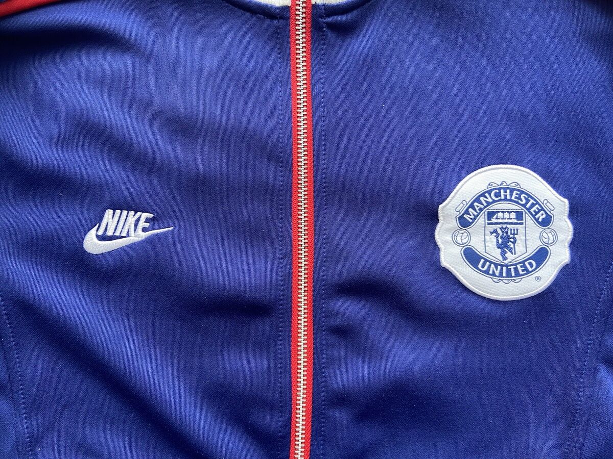 MANCHESTER UNITED FOOTBALL SOCCER TRACK TOP JACKET NIKE MANCHESTER UNITED FOOTBALL SOCCER TRACK TOP JACKET NIKE