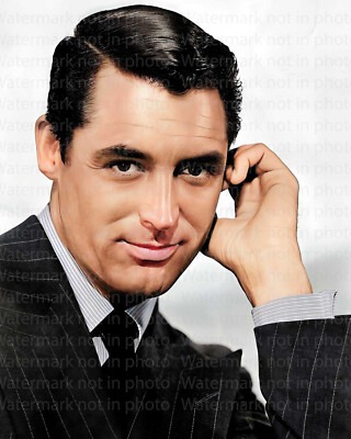 Cary Grant 8x10 RARE COLOR Photo 607 REMASTERED | eBay