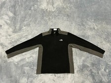 VINTAGE THE NORTH FACE BOYS SWEATER EXTRA LARGE 18-20 BLACK PULLOVER 1/4 ZIP