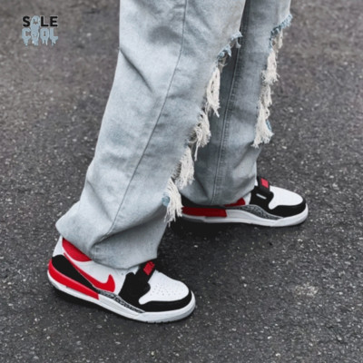 Air Jordan Legacy 312 Low GS Fire Red White Sneaker CD9054