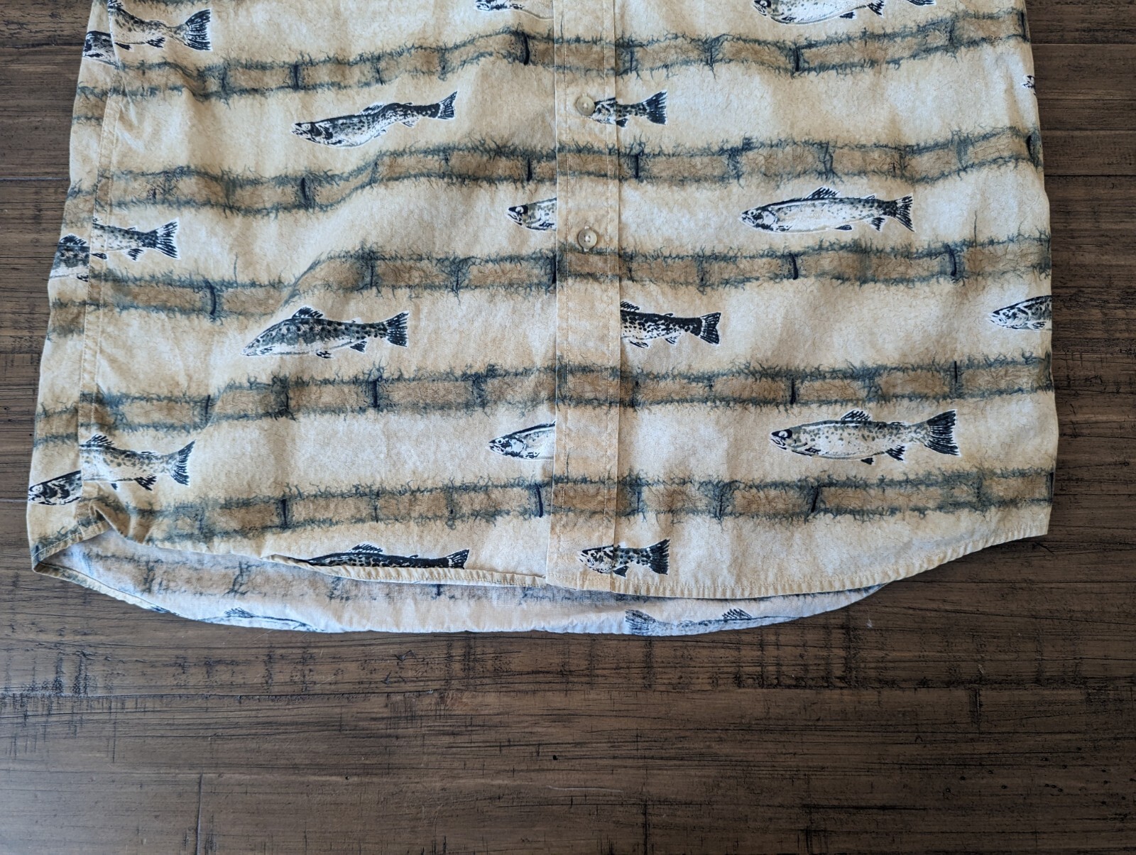 Pendleton Mens Large Collared Button Up Short Sle… - image 11