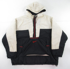 VTG 90s Nike Colorblock Swoosh 1/2 Zip Puffer Jacket Size XXL VT442
